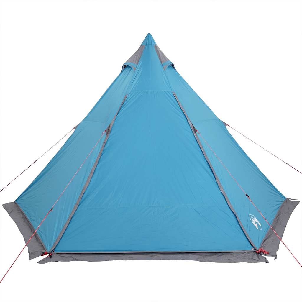 Tipi Family Tent 6 Persons Blue Waterproof