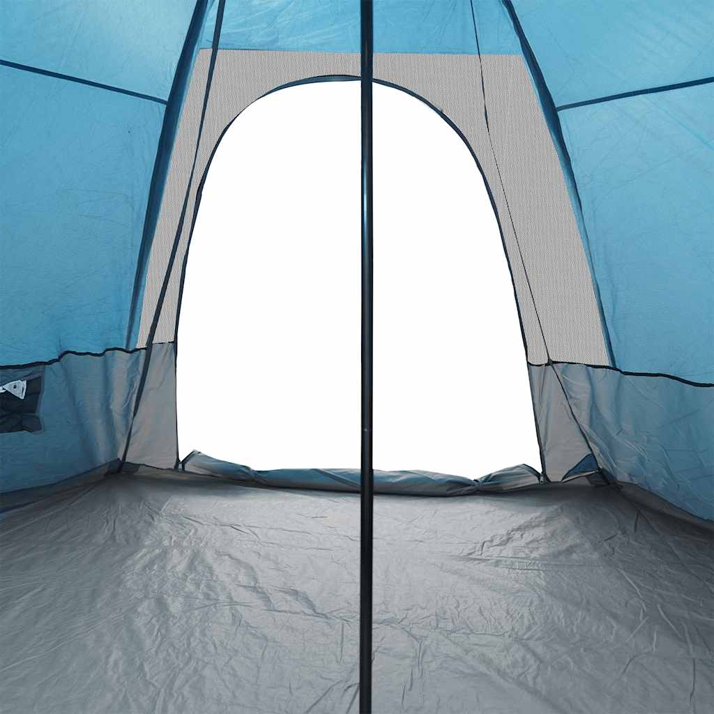 Tipi Family Tent 6 Persons Blue Waterproof