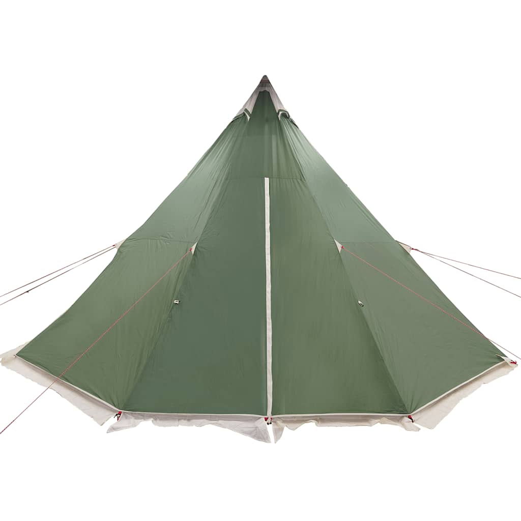 Tipi-Familienzelt 8 Personen Grün Wasserdicht