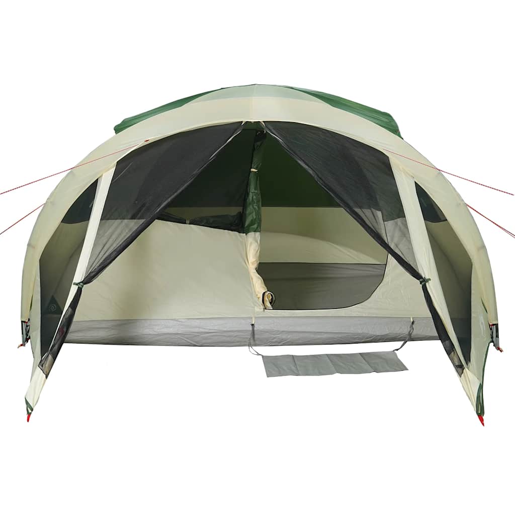 Tunnel Family Tent 6 Persons Green Waterproof
