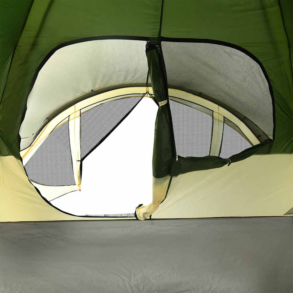 Tunnel Family Tent 6 Persons Green Waterproof