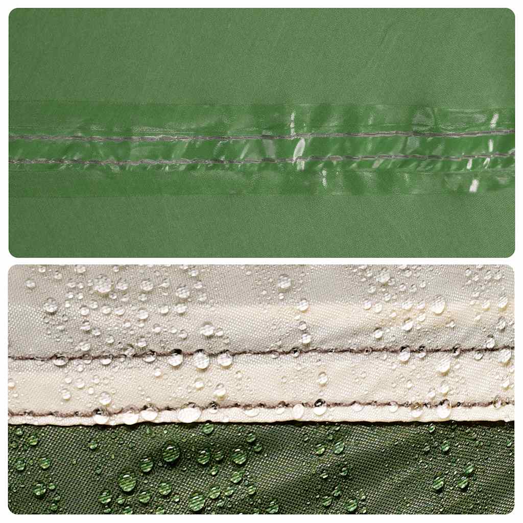 Camping Windbreak Green 490x123 cm Waterproof