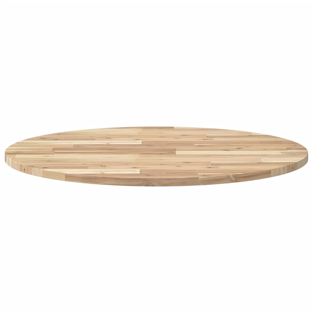 Table top round Ø80x2 cm solid acacia wood