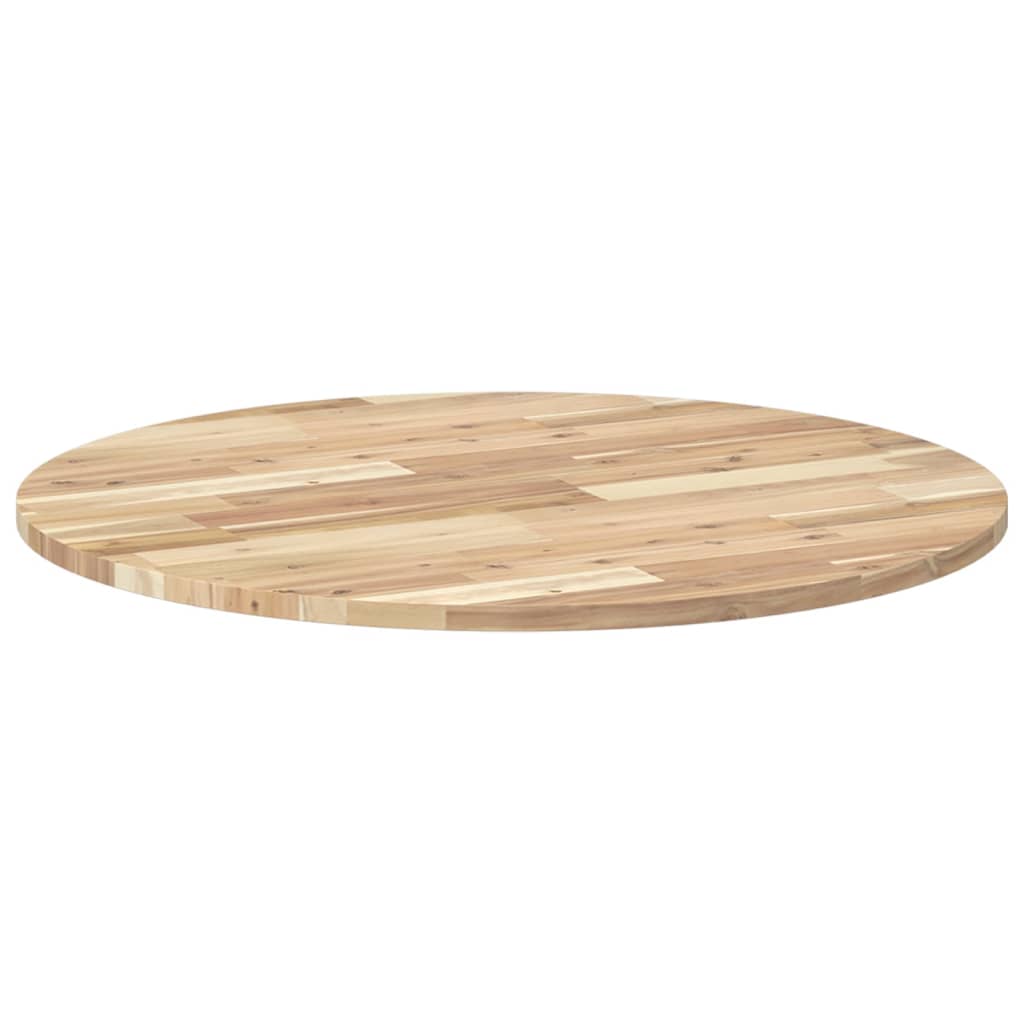 Table top round Ø80x2 cm solid acacia wood