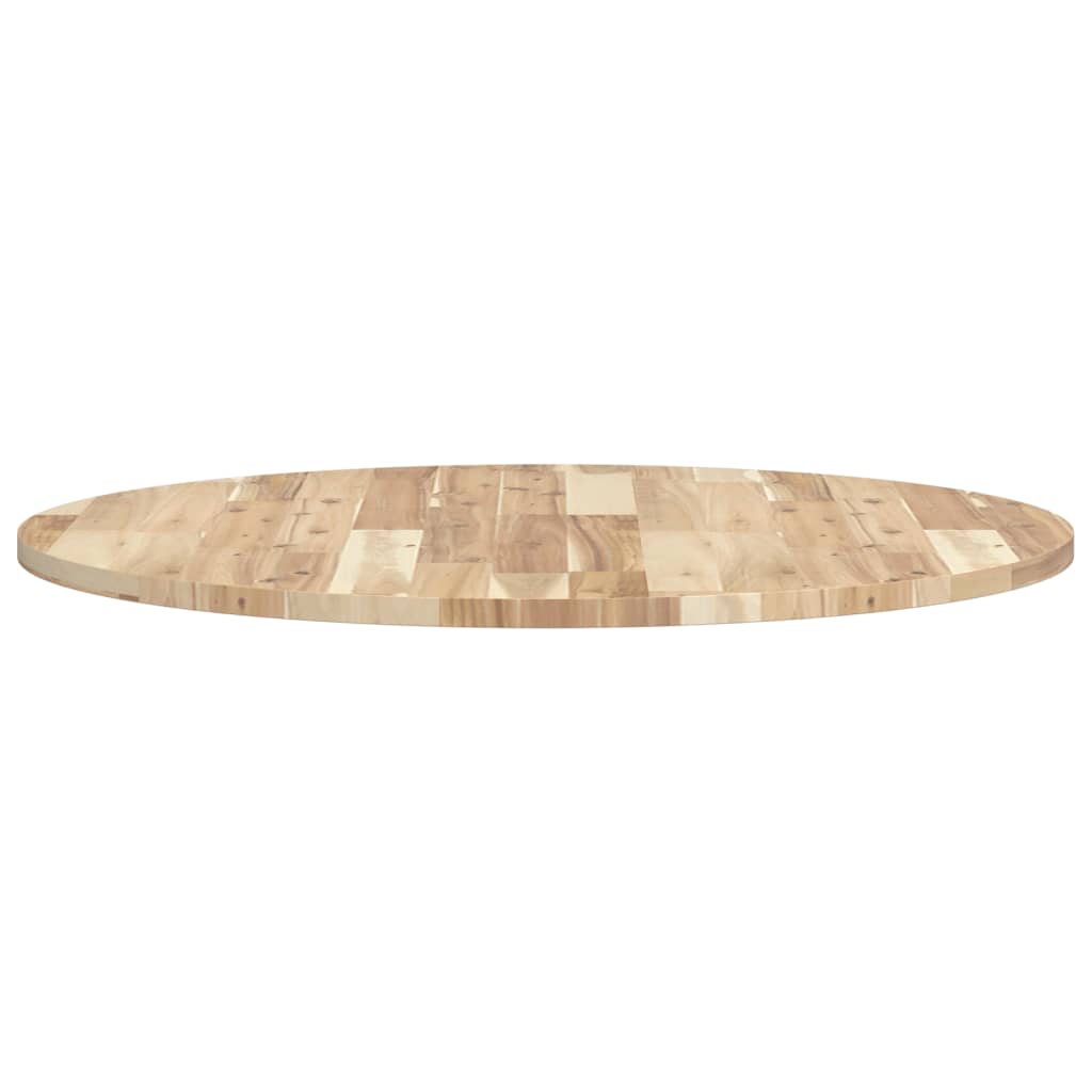 Table top round Ø80x2 cm solid acacia wood