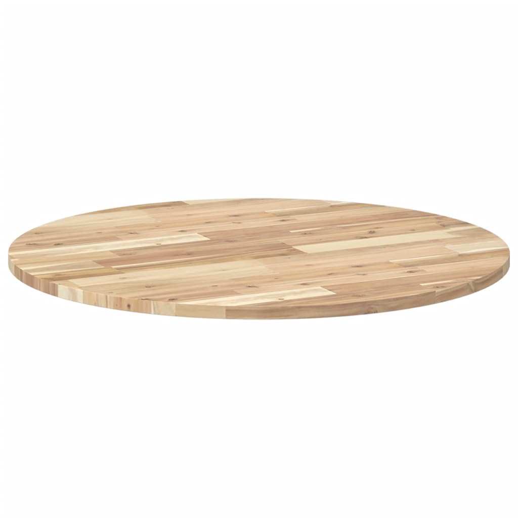 Table top round Ø80x2 cm solid acacia wood