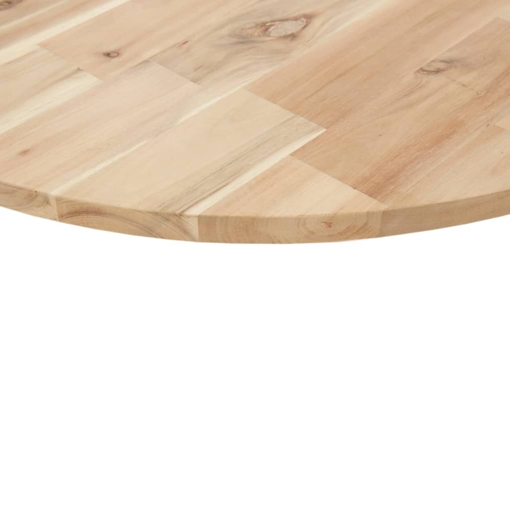 Table top round Ø80x2 cm solid acacia wood