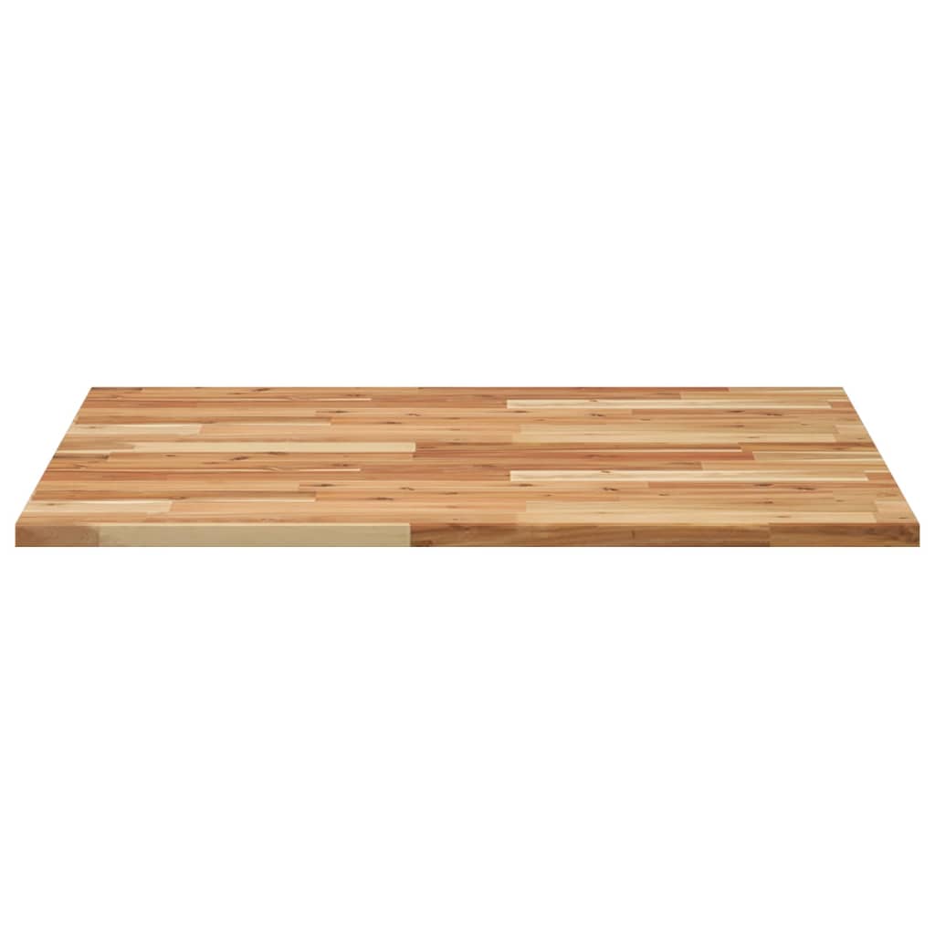 Table top square 80x80x2 cm solid wood acacia