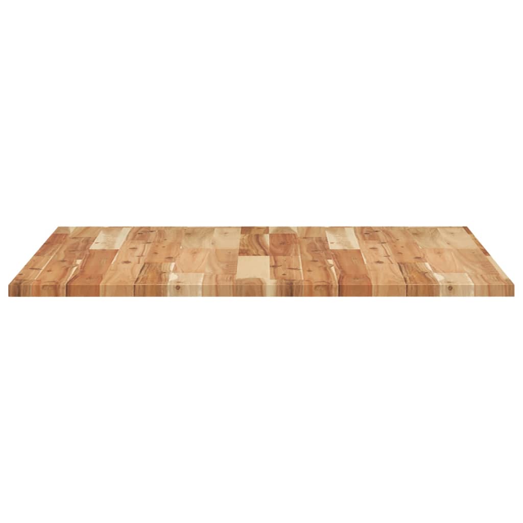 Table top square 80x80x2 cm solid wood acacia