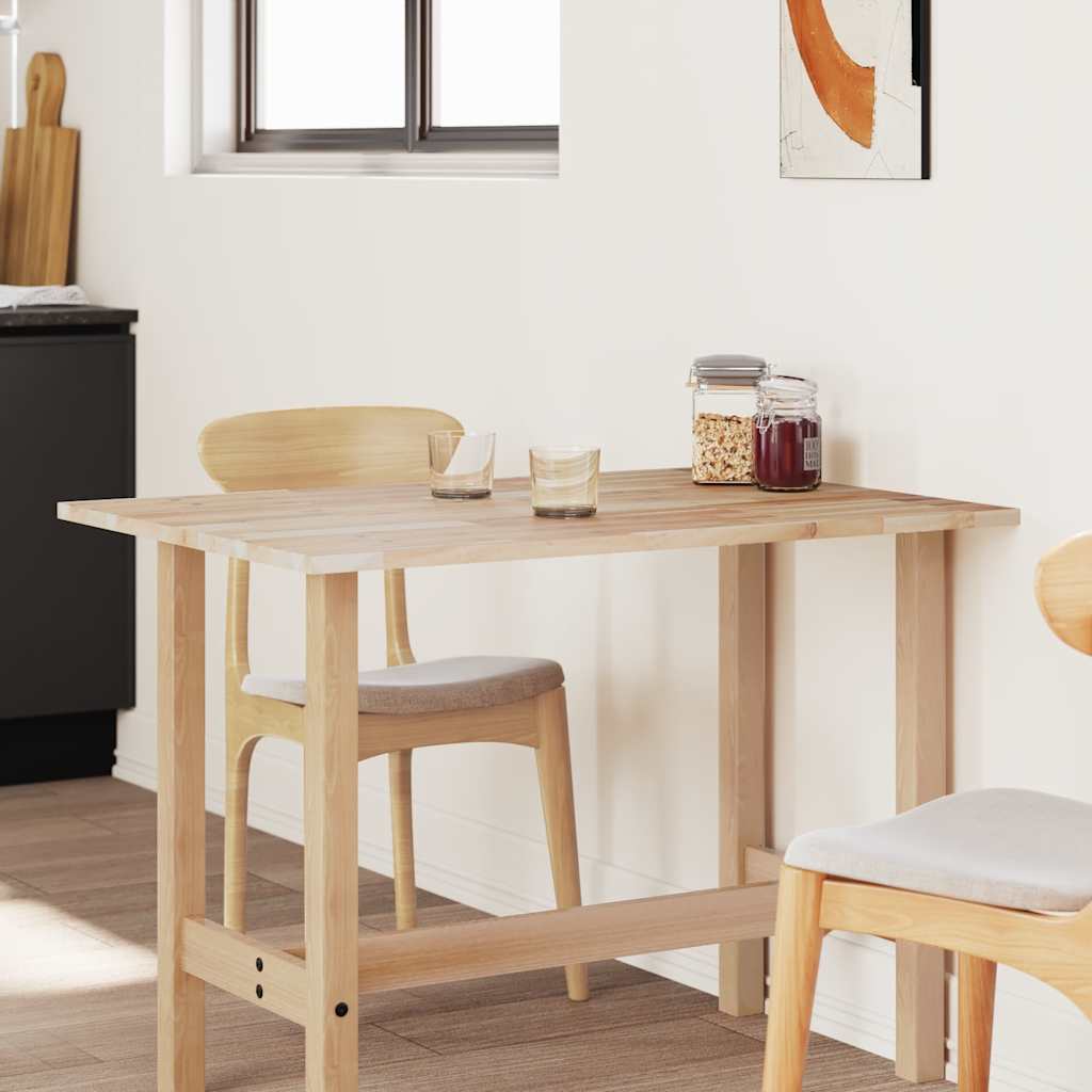 Table top rectangular 80x70x2 cm solid wood acacia