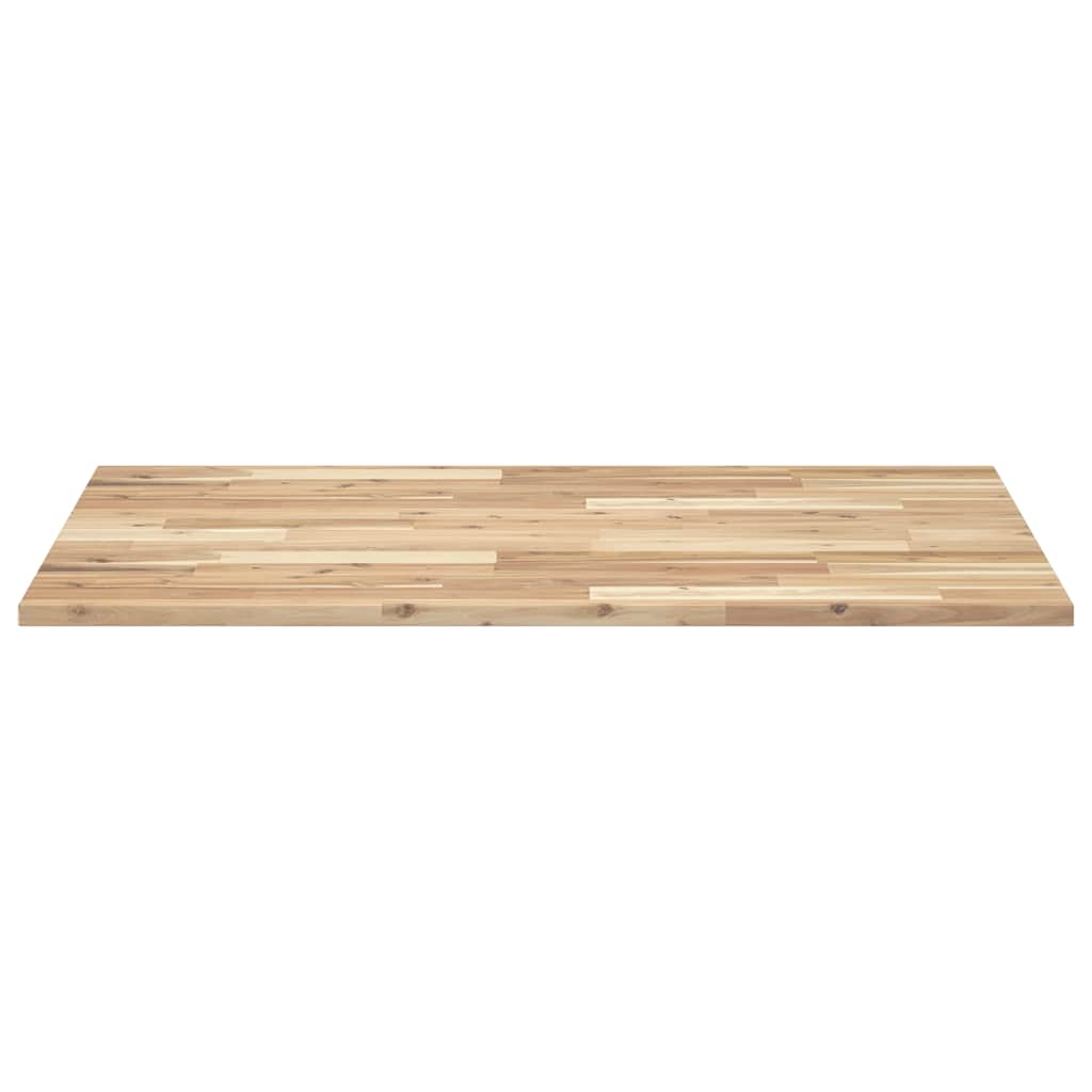 Tischplatte Rechteckig 100x70x2 cm Massivholz Akazie