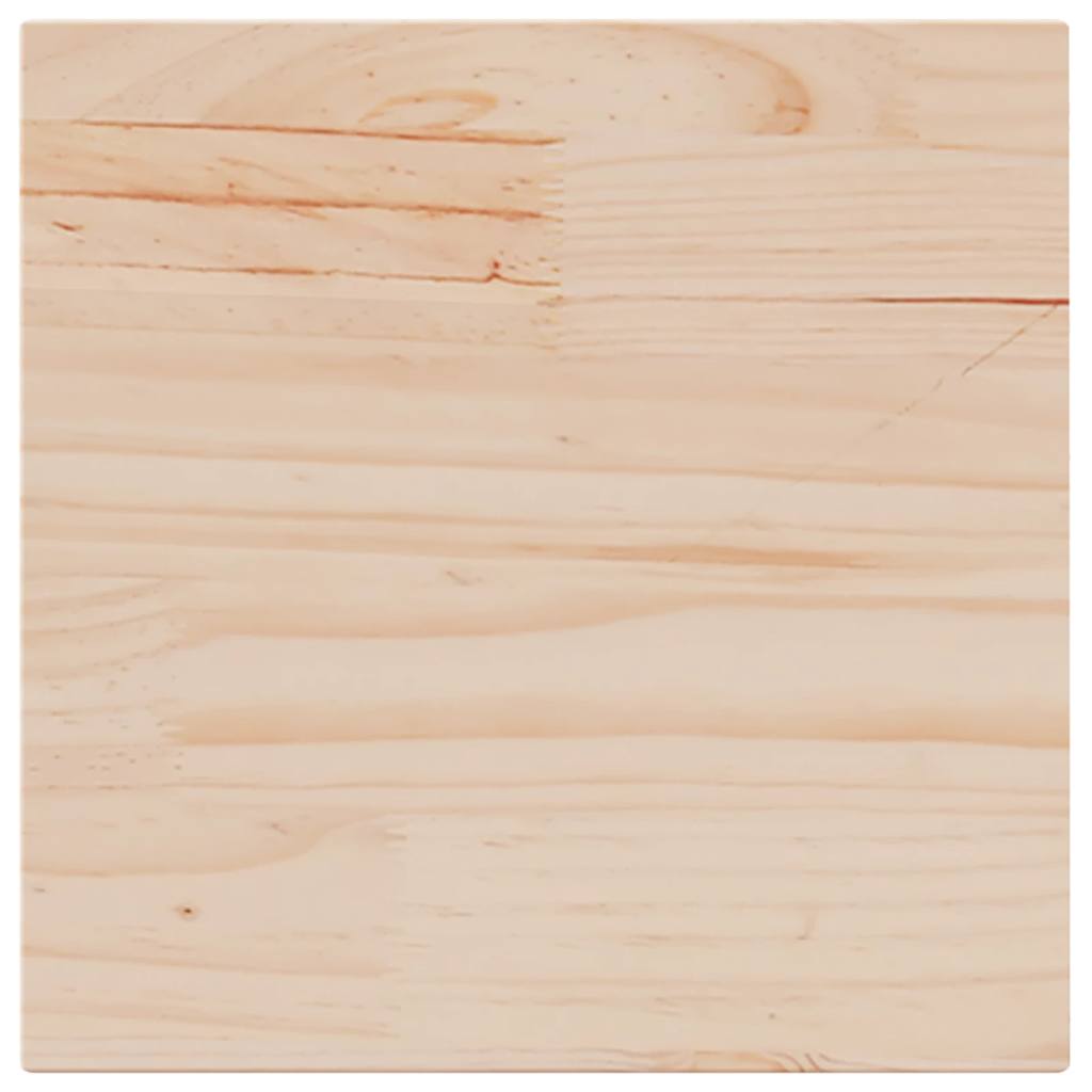 Tischplatte 40x40x1,7 cm Quadratisch Massivholz Kiefer