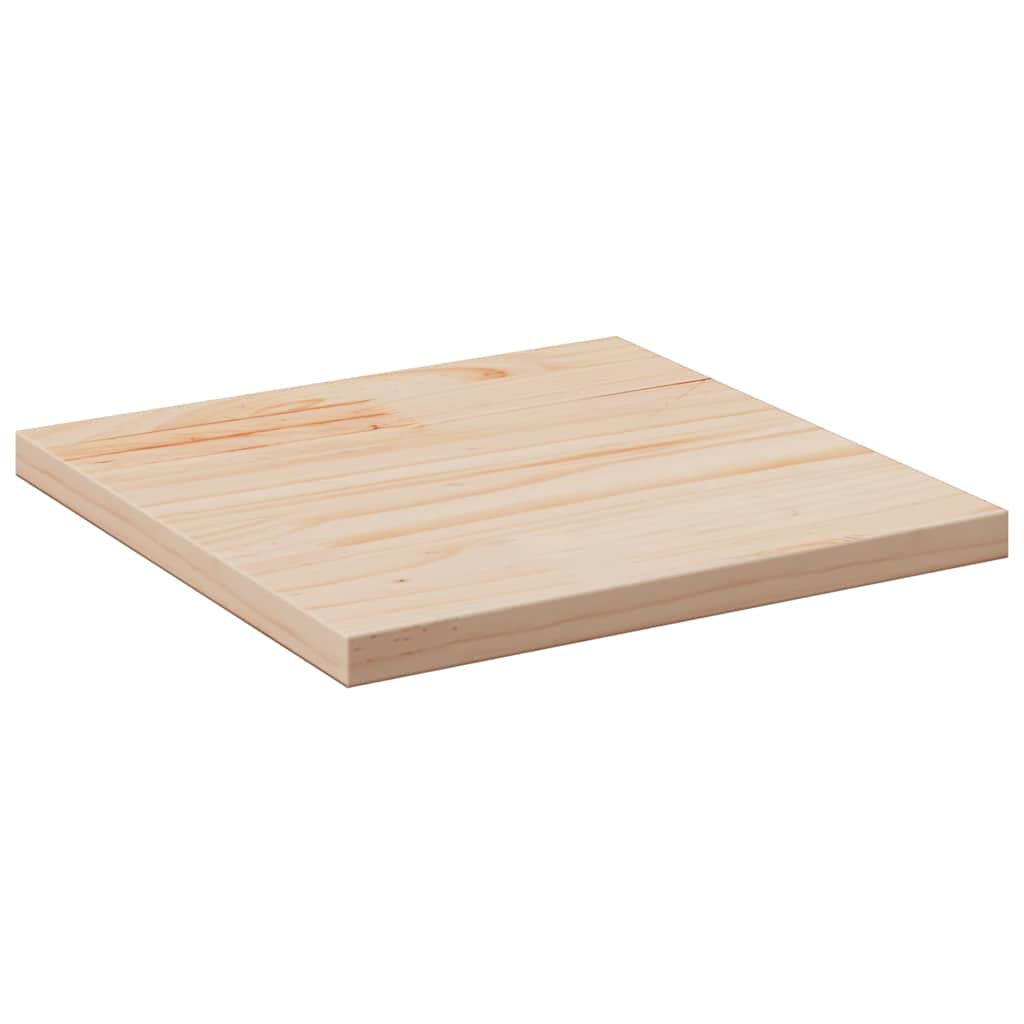 Tischplatte 40x40x1,7 cm Quadratisch Massivholz Kiefer