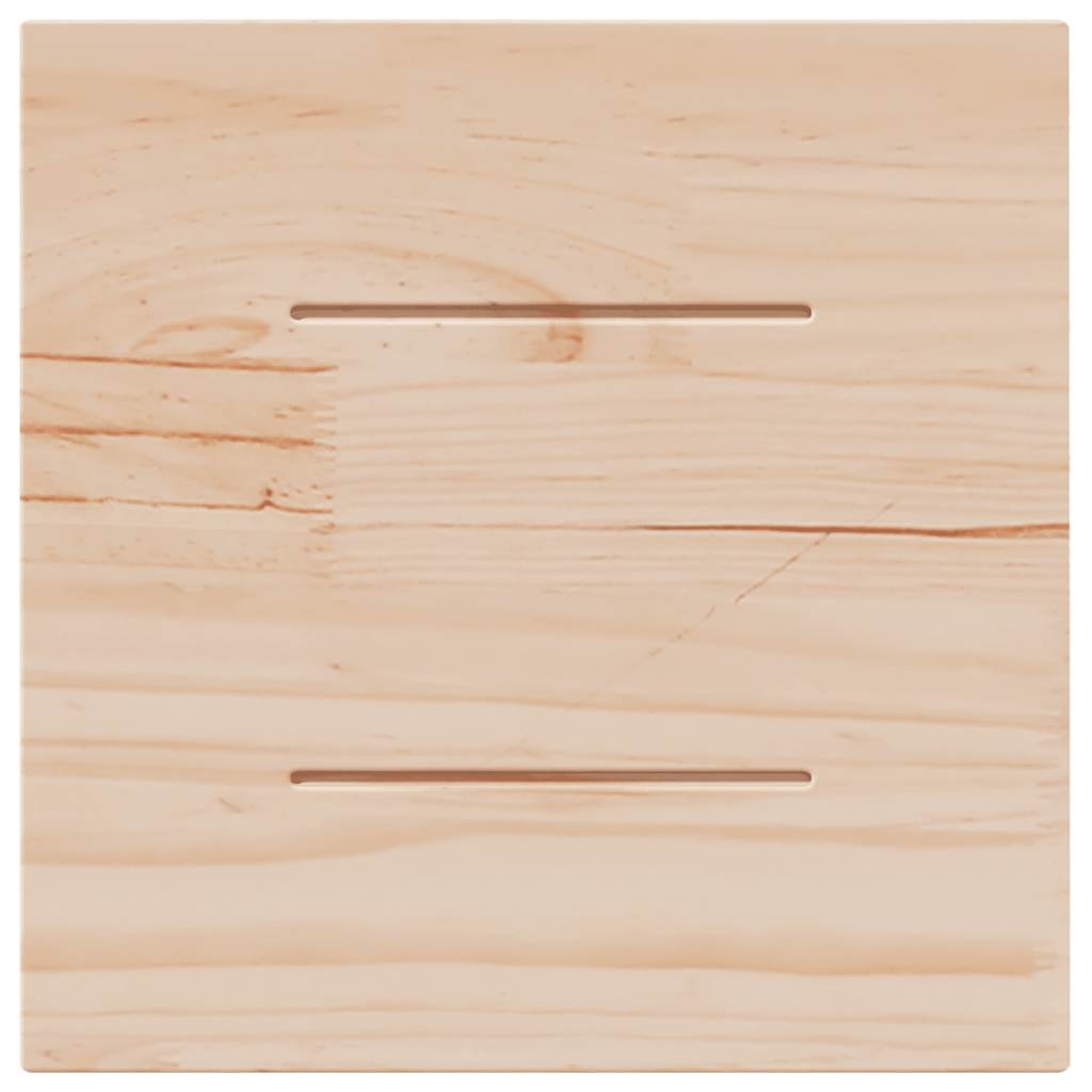 Tischplatte 40x40x1,7 cm Quadratisch Massivholz Kiefer
