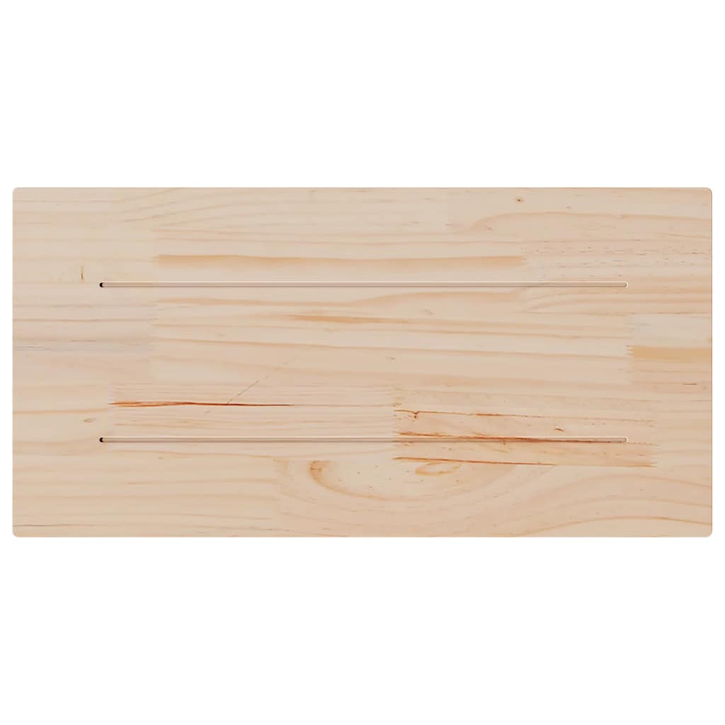 Tischplatten 2 Stk. 70x35x1,7 cm Rechteckig Massivholz Kiefer