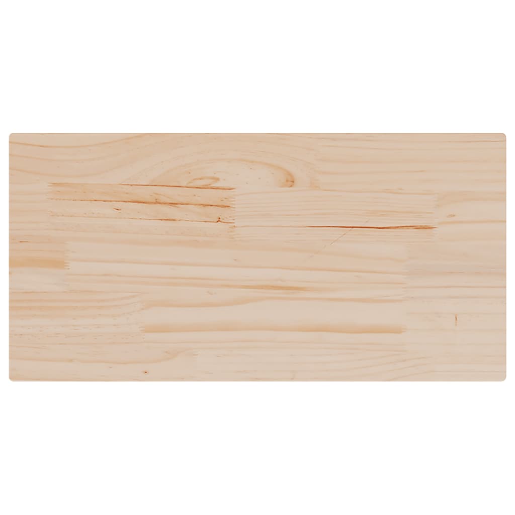 Tischplatten 2 Stk. 90x45x1,7 cm Rechteckig Massivholz Kiefer