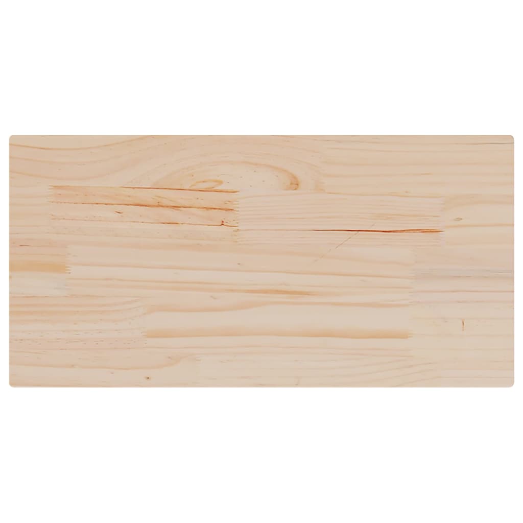 Tischplatten 4 Stk. 90x45x1,7 cm Rechteckig Massivholz Kiefer