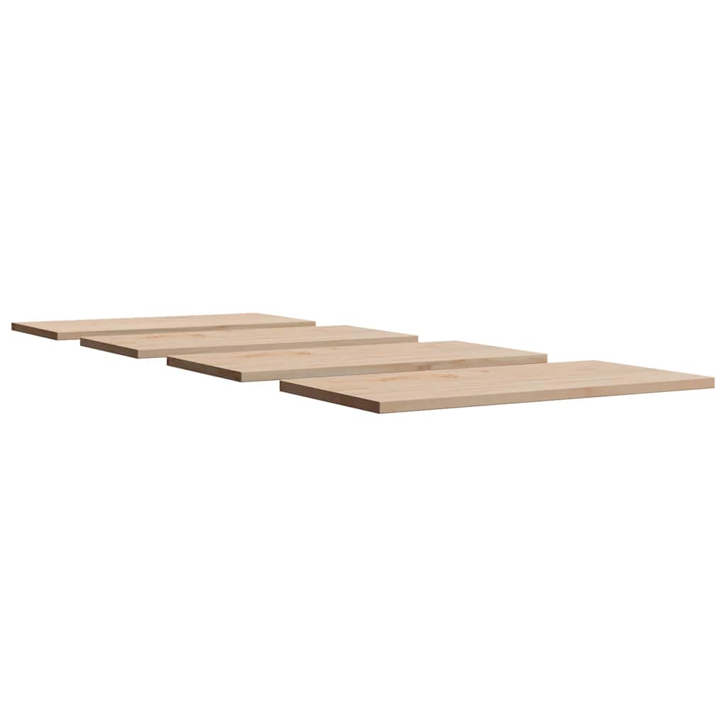 Tischplatten 4 Stk. 90x45x1,7 cm Rechteckig Massivholz Kiefer