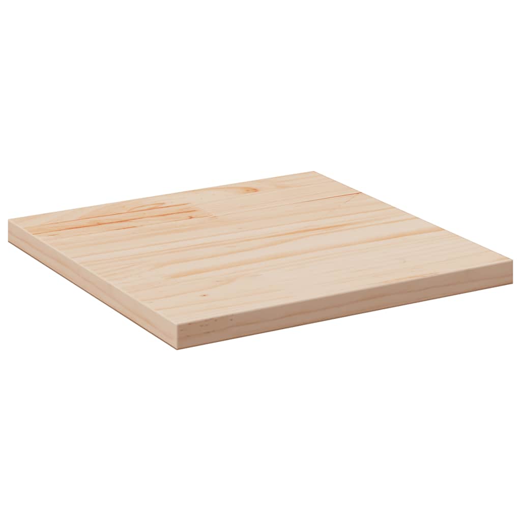 Tischplatte 40x40x2,5 cm Quadratisch Massivholz Kiefer