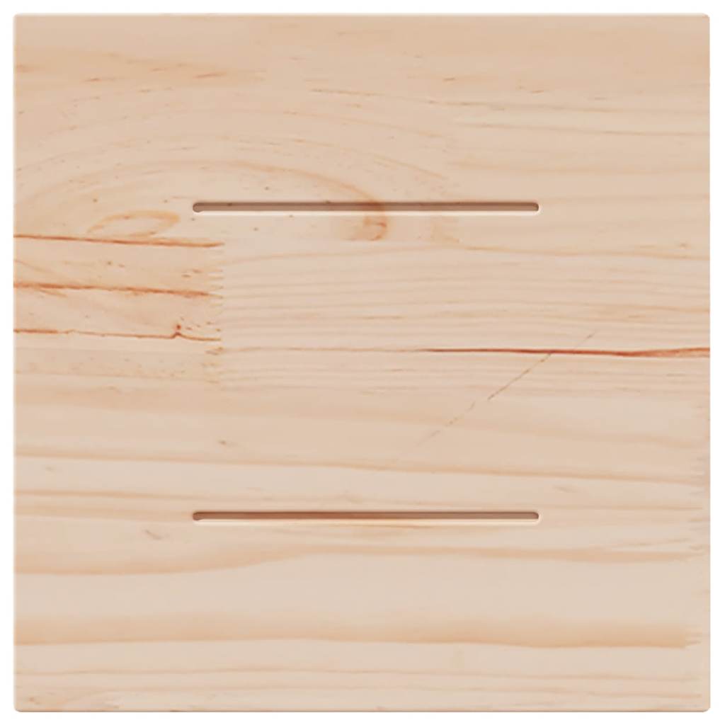 Tischplatte 40x40x2,5 cm Quadratisch Massivholz Kiefer
