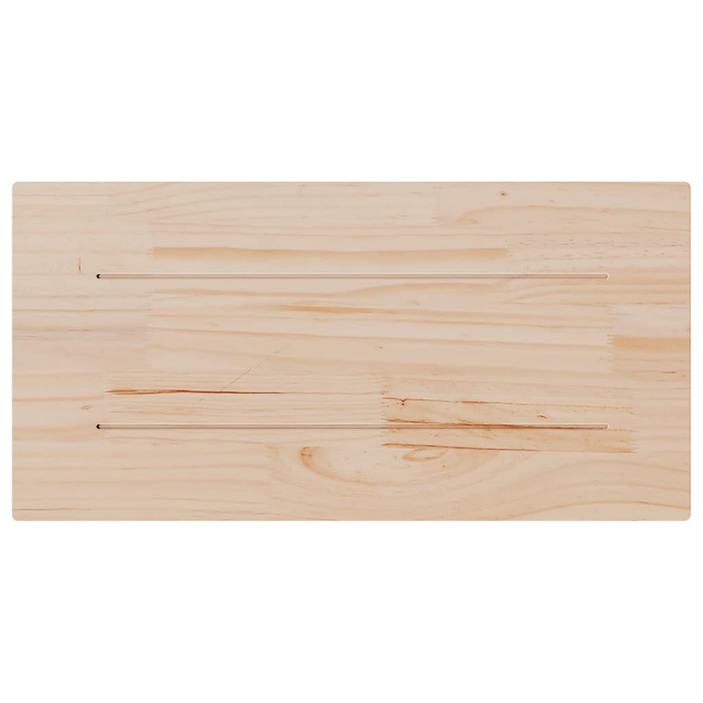 Tischplatten 2 Stk. 70x35x2,5 cm Rechteckig Massivholz Kiefer
