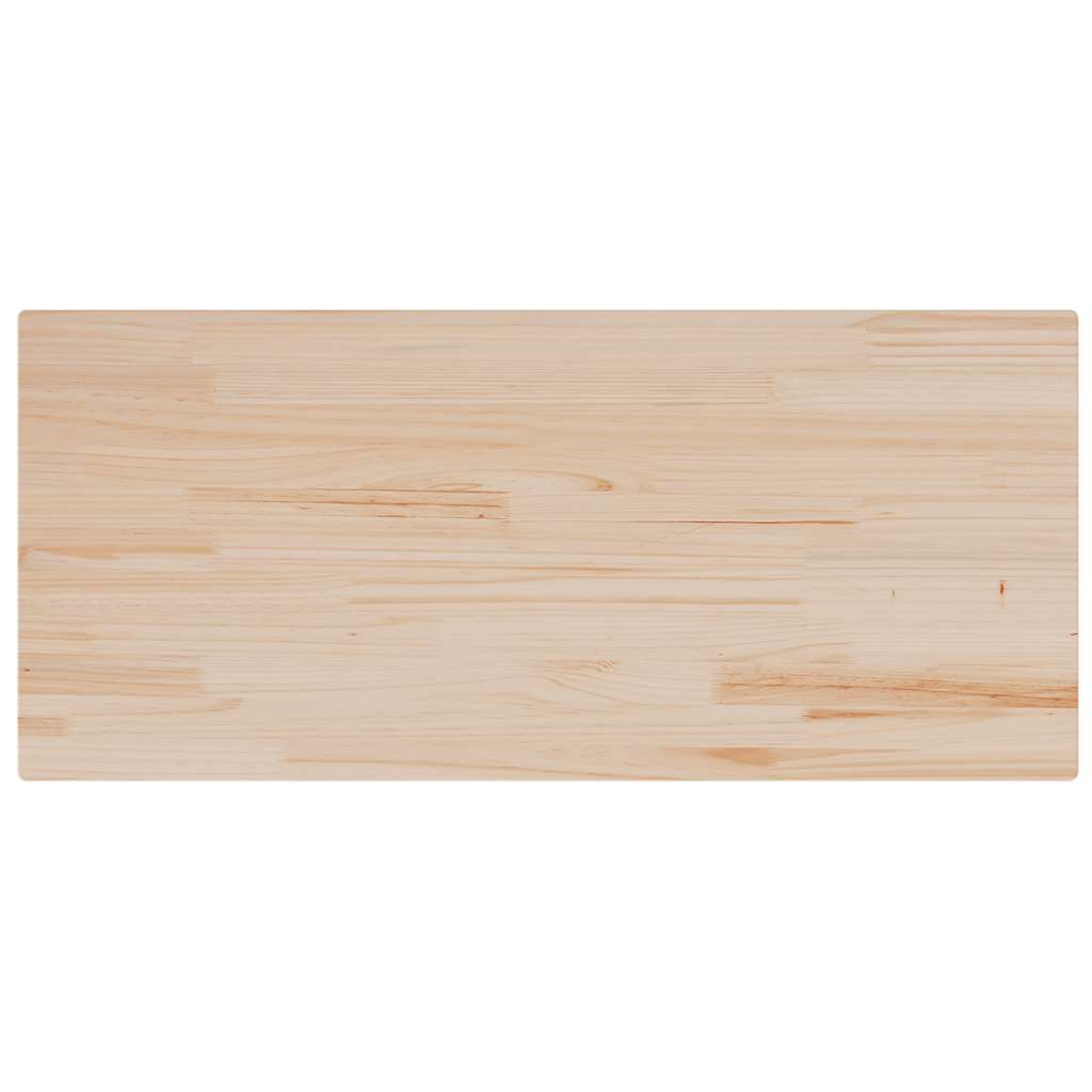 Tischplatte 90x40x2,5 cm Rechteckig Massivholz Kiefer
