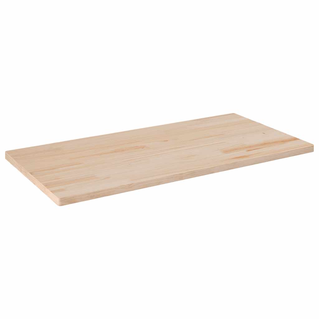 Tischplatte 100x50x2,5 cm Rechteckig Massivholz Kiefer