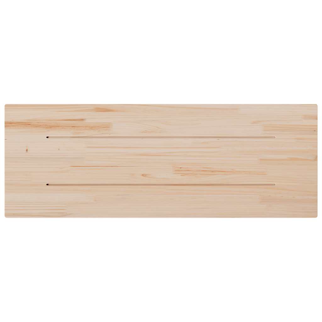 Tischplatte 110x40x2,5 cm Rechteckig Massivholz Kiefer