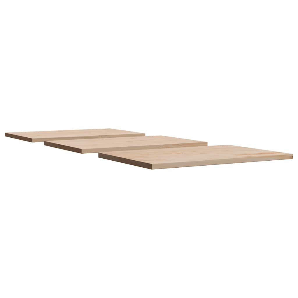 Table tops 3 pcs. 80x47x2.5 cm Rectangular Solid Pine