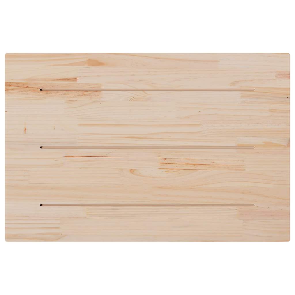 Tischplatten 3 Stk. 80x53x2,5 cm Rechteckig Massivholz Kiefer
