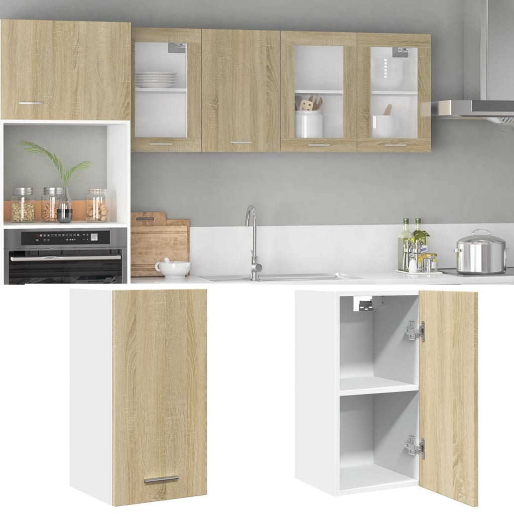 Wall cabinet Lyon Sonoma oak 29.5x31x60 cm wood material