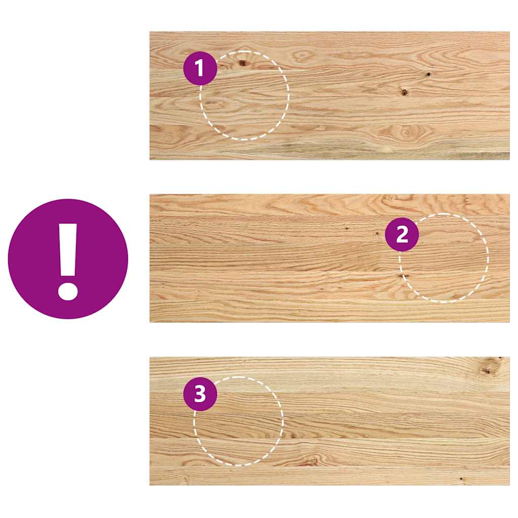 Stair treads 4 pcs. Untreated 70x25x2 cm solid oak wood