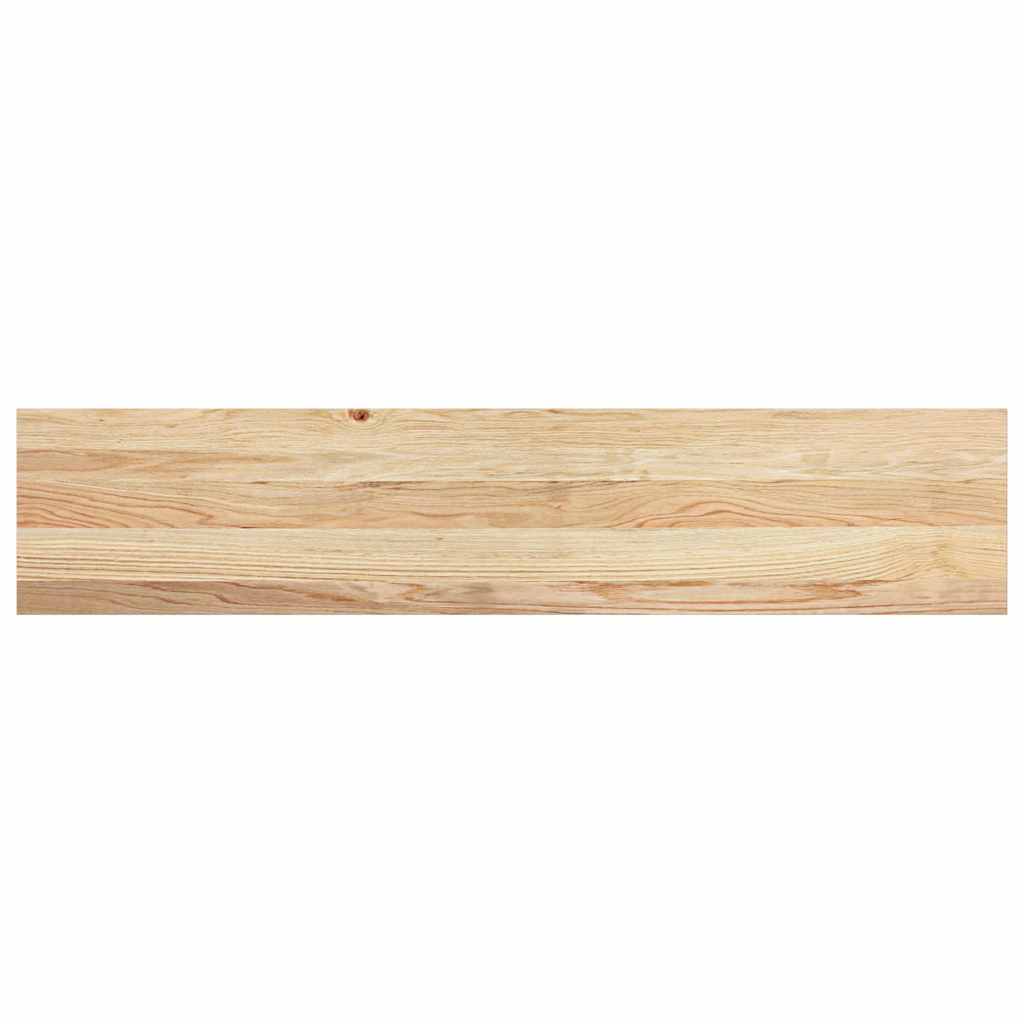 Stair treads 4 pcs. Untreated 120x25x2 cm solid oak wood