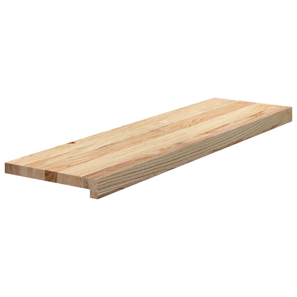 Treppenstufen 12 Stk. Unbehandelt 90x25x2 cm Massivholz Eiche