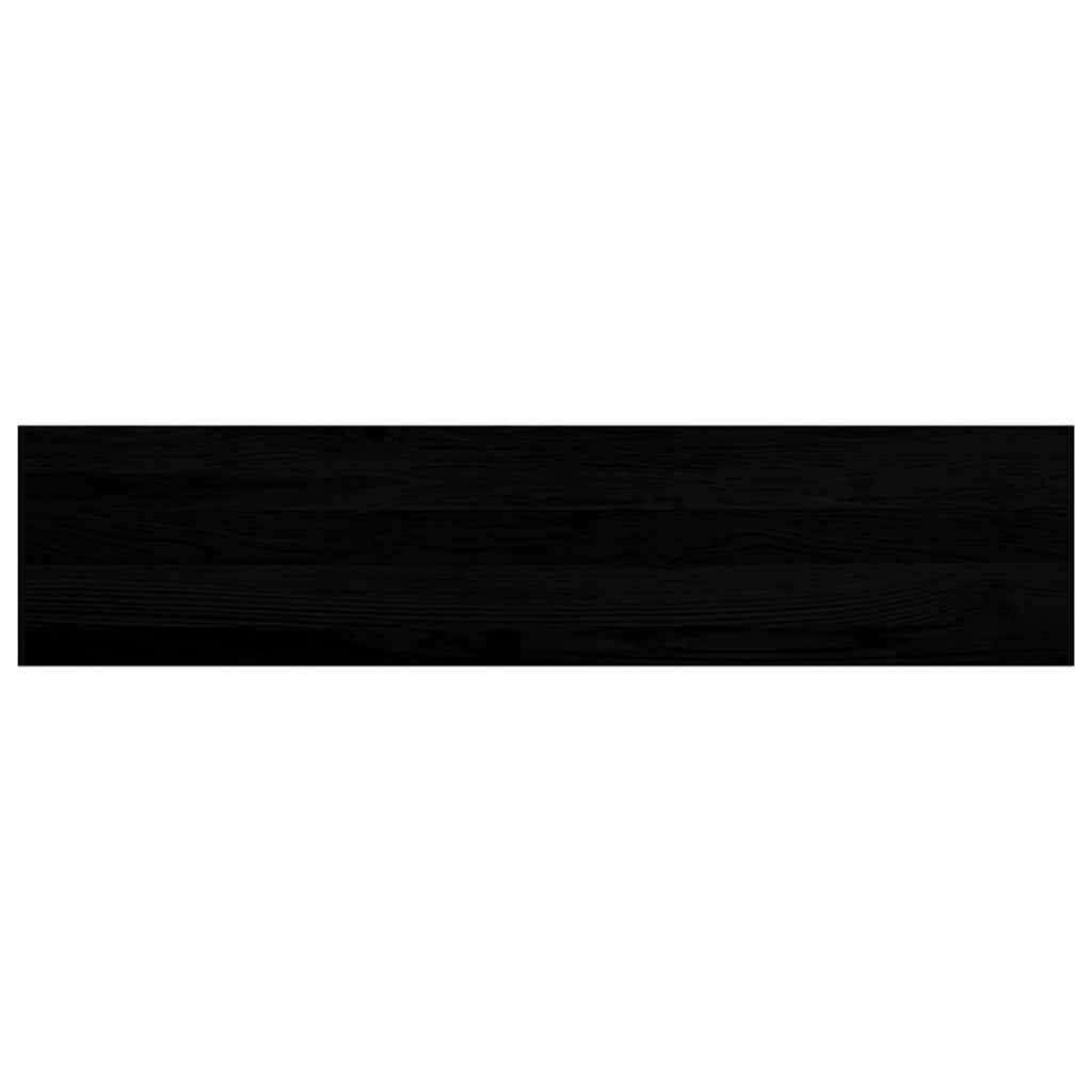 Treppenstufen 4 Stk. Dunkelbraun 110x30x2 cm Massivholz Eiche