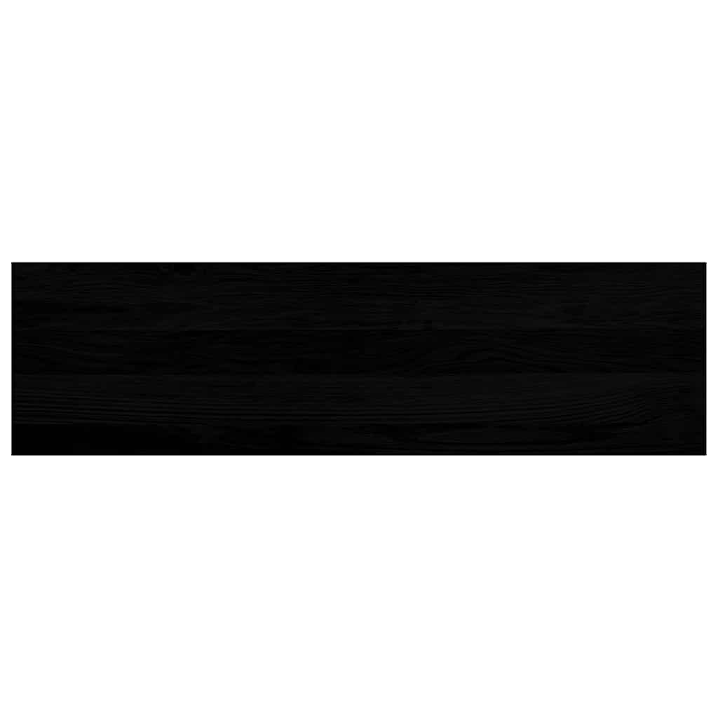 Treppenstufen 8 Stk. Dunkelbraun 90x30x2 cm Massivholz Eiche