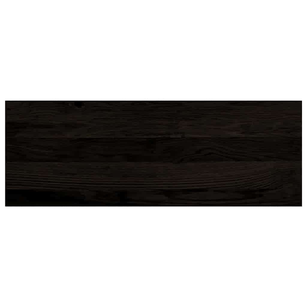 Treppenstufen 12 Stk. Dunkelbraun 70x25x2 cm Massivholz Eiche