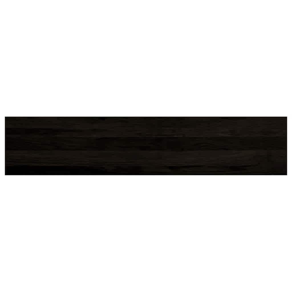 Treppenstufen 12 Stk. Dunkelbraun 120x25x2 cm Massivholz Eiche