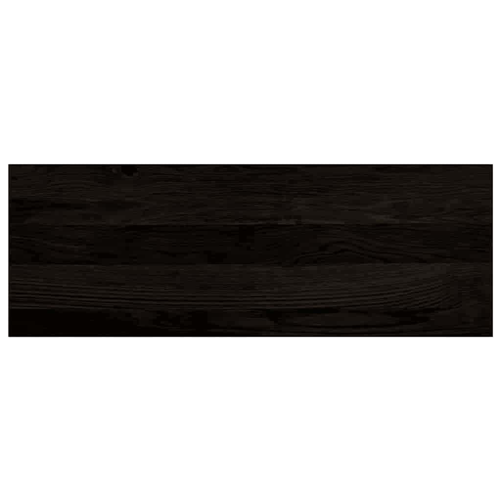 Treppenstufen 12 Stk. Dunkelbraun 70x30x2 cm Massivholz Eiche