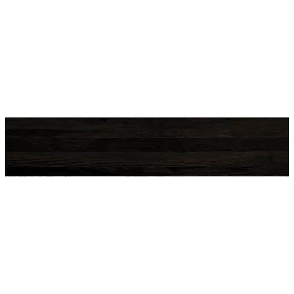 Treppenstufen 12 Stk. Dunkelbraun 120x30x2 cm Massivholz Eiche