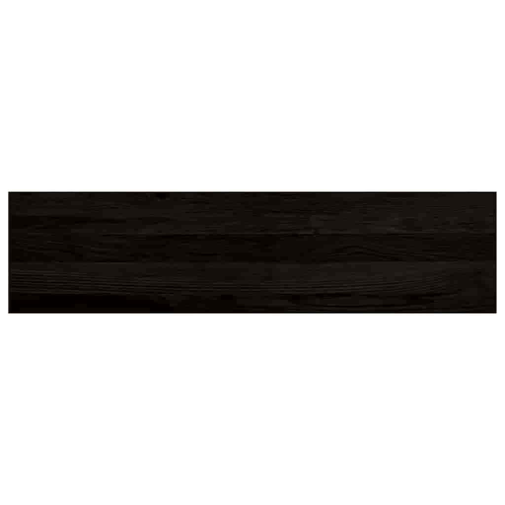 Treppenstufen 16 Stk. Dunkelbraun 100x25x2 cm Massivholz Eiche