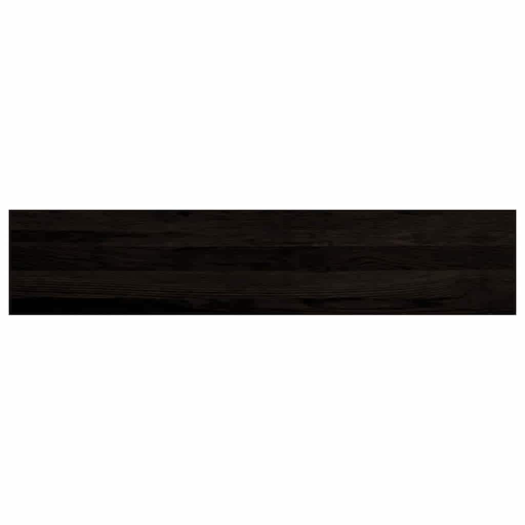 Treppenstufen 16 Stk. Dunkelbraun 120x25x2 cm Massivholz Eiche