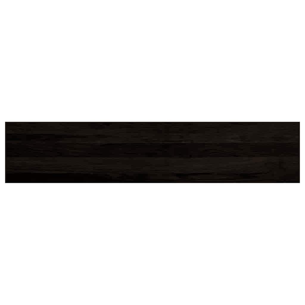 Treppenstufen 16 Stk. Dunkelbraun 120x30x2 cm Massivholz Eiche