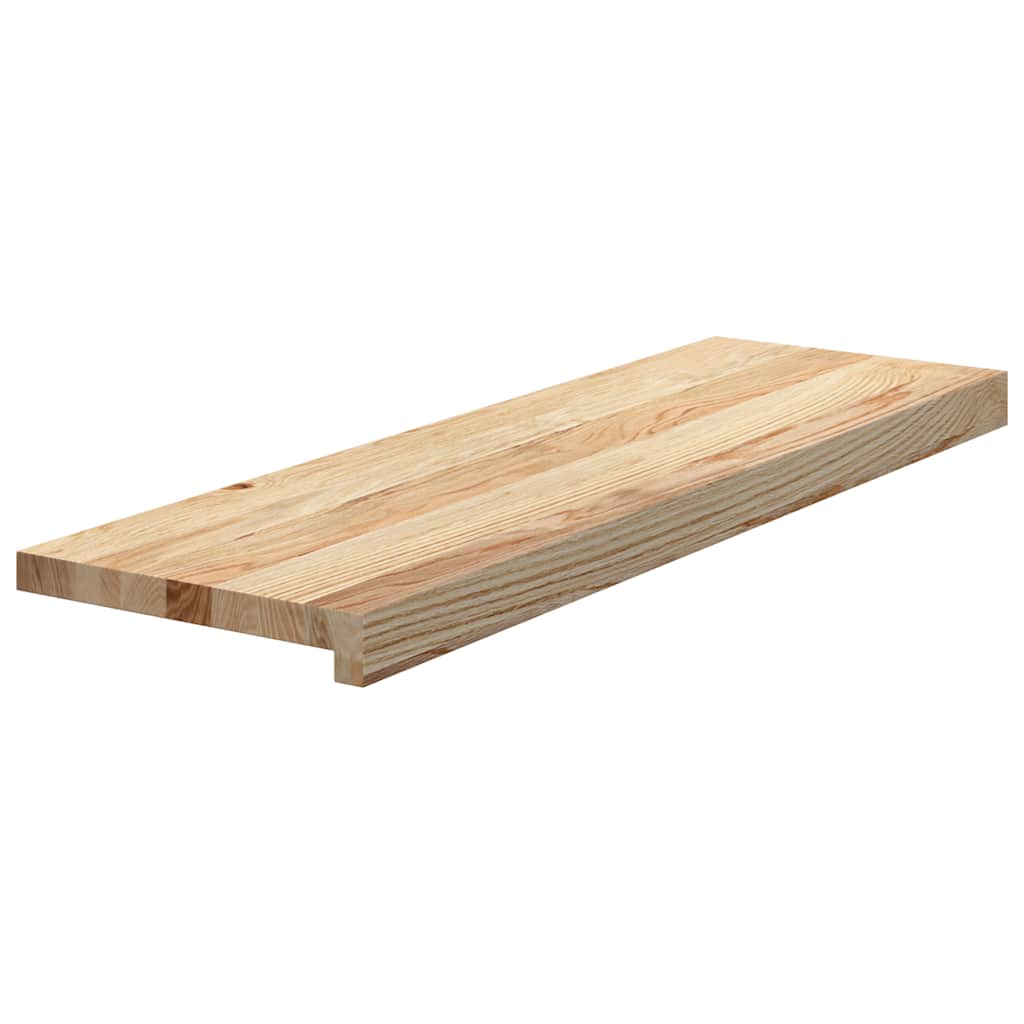 Treppenstufen 2 Stk. Unbehandelt 70x25x2 cm Massivholz Eiche