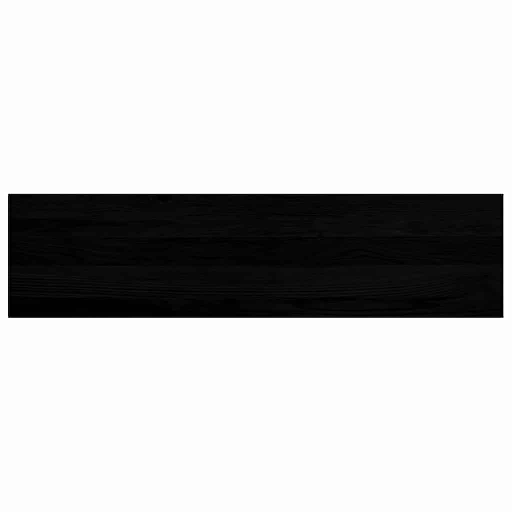 Treppenstufen 2 Stk. Dunkelbraun 100x25x2 cm Massivholz Eiche
