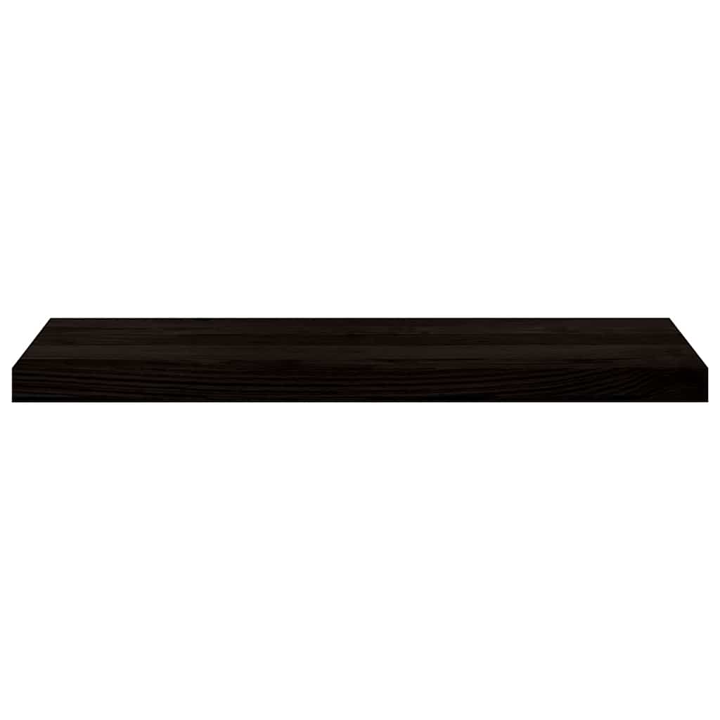 Treppenstufen 2 Stk. Dunkelbraun 80x30x2 cm Massivholz Eiche
