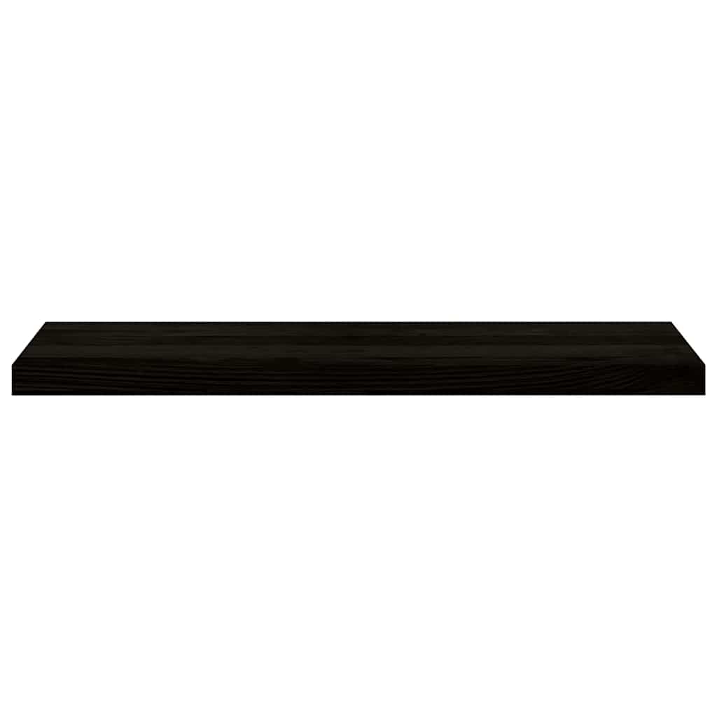 Treppenstufen 2 Stk. Dunkelbraun 90x30x2 cm Massivholz Eiche