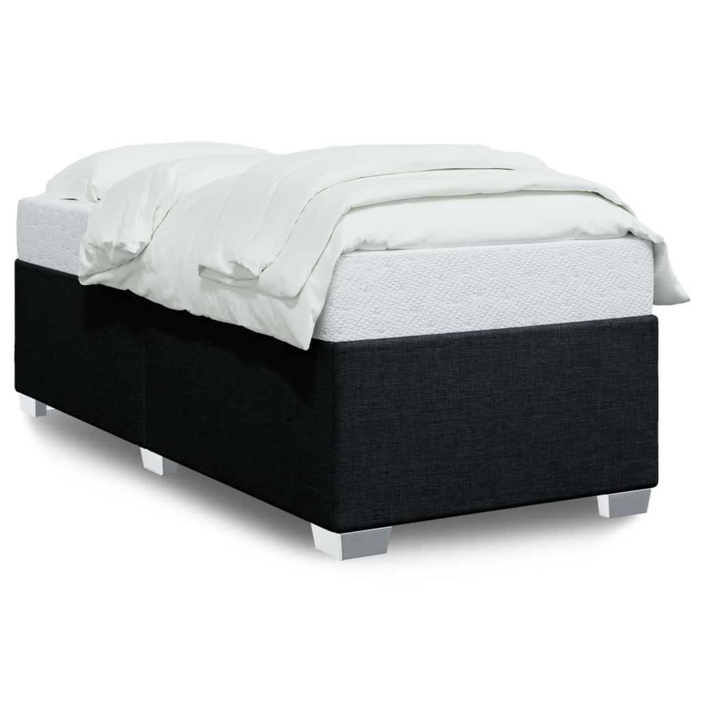 Bettgestell ohne Matratze Schwarz 80x200 cm Stoff