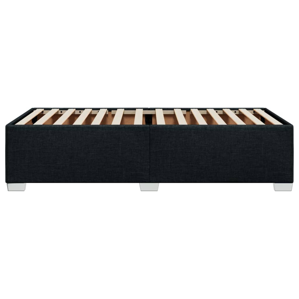 Bettgestell ohne Matratze Schwarz 80x200 cm Stoff