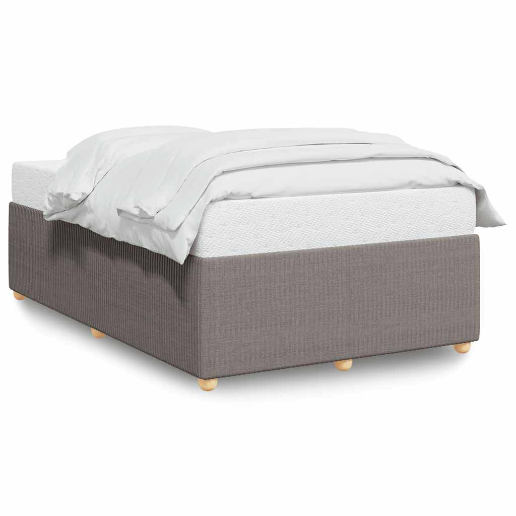Bettgestell ohne Matratze Taupe 120x190 cm Stoff